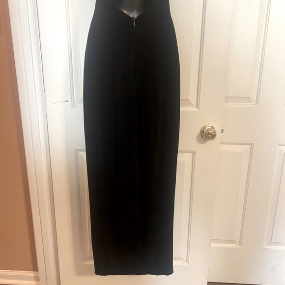 “CACHE” Curvy Rhinestone Evening Dress - Picture 10 of 15